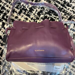 Badgley Mischka Plum Shoulder Bag- New with tags & packaging.